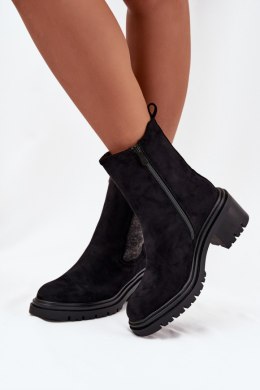 Sztyblety Model Zoralia NS521P Black - Step in style Step in style