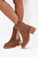 Sztyblety Model Zoralia NS521P Dark Beige - Step in style Step in style