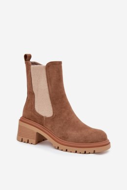 Sztyblety Model Zoralia NS521P Dark Beige - Step in style Step in style