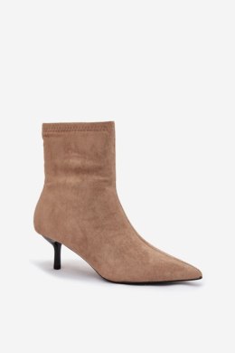Botki Model Belisse H8-985H Beige - Step in style Step in style