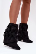 Botki Model Evelisse 2517A Black - Step in style Step in style