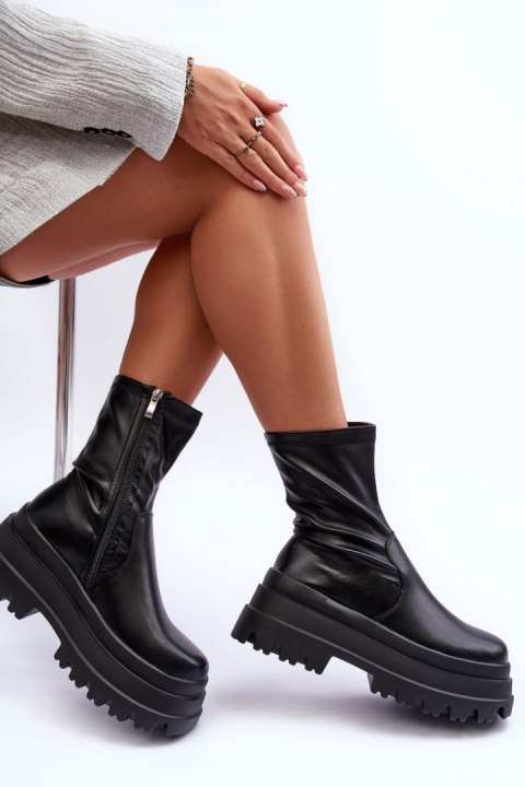 Botki Model Luinai CLS-289 Black - Step in style Step in style