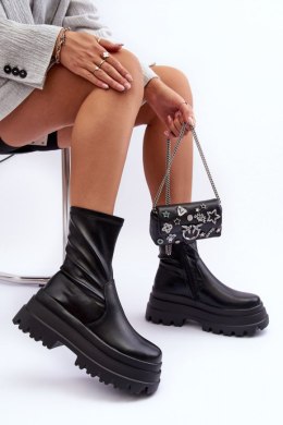 Botki Model Luinai CLS-289 Black - Step in style Step in style