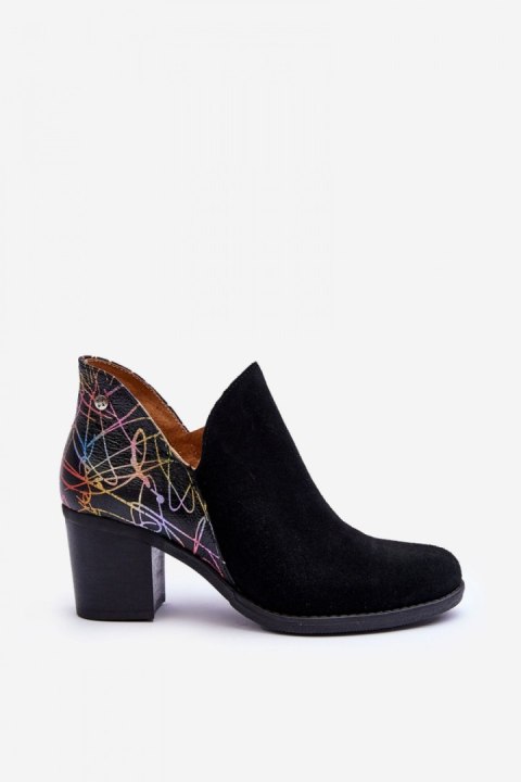 Botki Model Maciejka 04492-99 Black Skóra - Step in style Step in style Botki Model Maciejka 04492-99 Black Skóra - Step in style Step in style