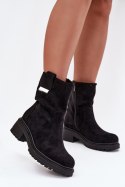 Botki Model Mirellea 9927-PA Black - Step in style Step in style