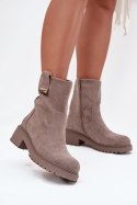Botki Model Mirellea 9927-PA Grey - Step in style Step in style
