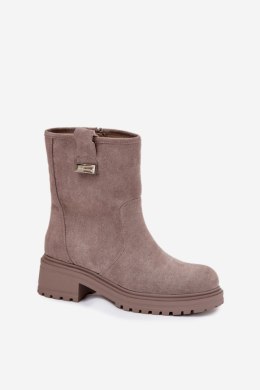 Botki Model Mirellea 9927-PA Grey - Step in style Step in style