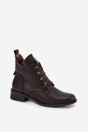 Botki Model Nevalia ASA198-21 Brown - Step in style Step in style