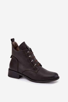 Botki Model Nevalia ASA198-21 Brown - Step in style Step in style