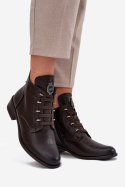 Botki Model Nevalia ASA198-21 Brown - Step in style Step in style