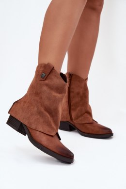 Botki Model Sylvette RMR2382-10 Camel - Step in style Step in style