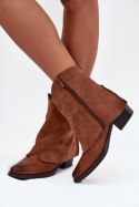 Botki Model Sylvette RMR2382-10 Camel - Step in style Step in style