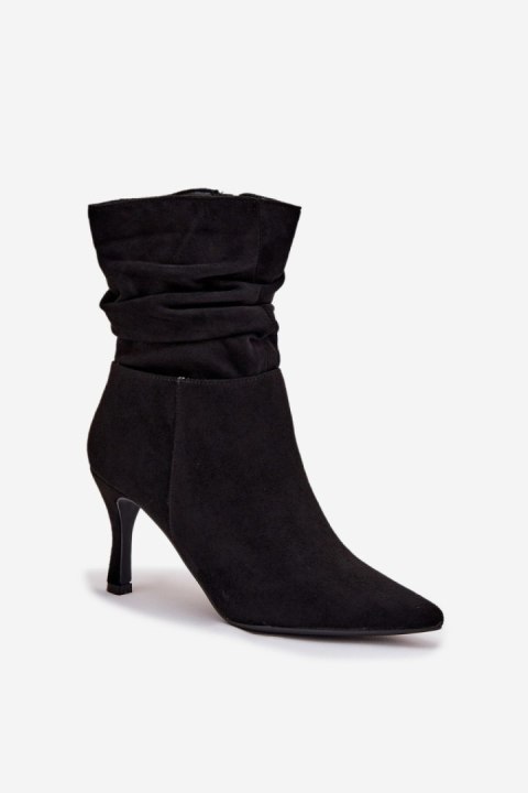 Botki Model Ulisse 8746 Black Zamsz - Step in style Step in style Botki Model Ulisse 8746 Black Zamsz - Step in style Step in style