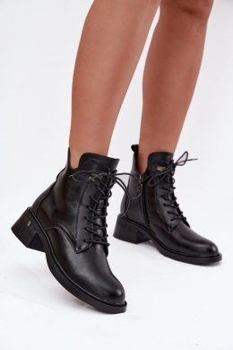 Botki Model Vinceza 58602 Black Skóra - Step in style Step in style