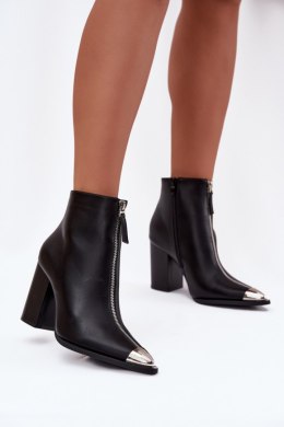 Botki Model Wiviane 7669A Black - Step in style Step in style