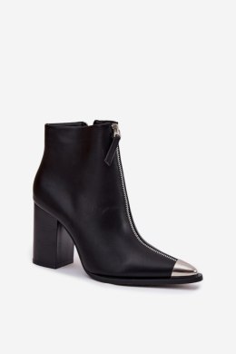 Botki Model Wiviane 7669A Black - Step in style Step in style