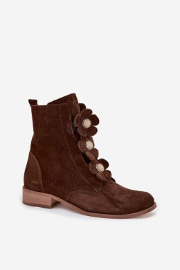 Botki Model Zazoo 3085 Brown - Step in style Step in style
