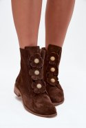 Botki Model Zazoo 3085 Brown - Step in style Step in style