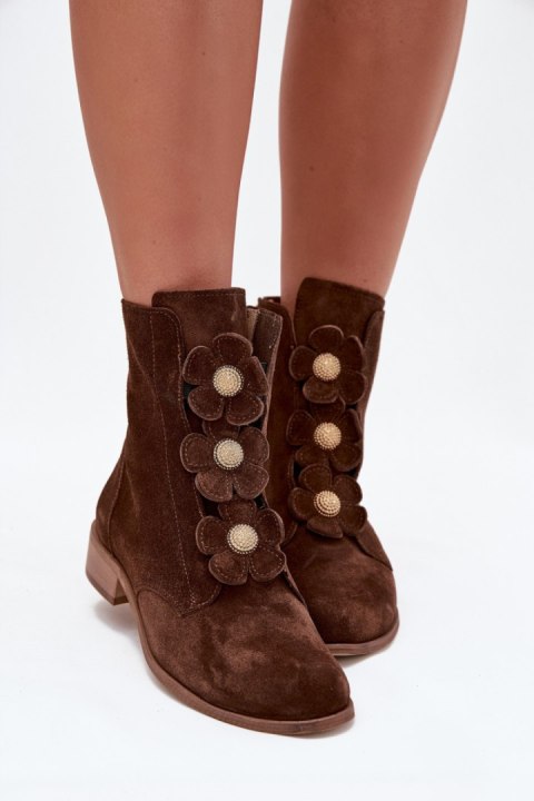 Botki Model Zazoo 3085 Brown - Step in style Step in style Botki Model Zazoo 3085 Brown - Step in style Step in style