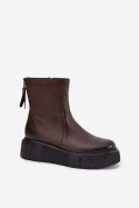Botki Model Zazoo 60369 Czekolada - Step in style Step in style