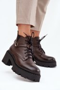 Botki Model Zazoo 60557 Czekolada - Step in style Step in style