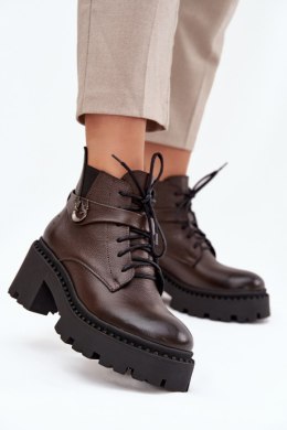 Botki Model Zazoo 60557 Czekolada - Step in style Step in style