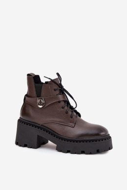 Botki Model Zazoo 60557 Czekolada - Step in style Step in style