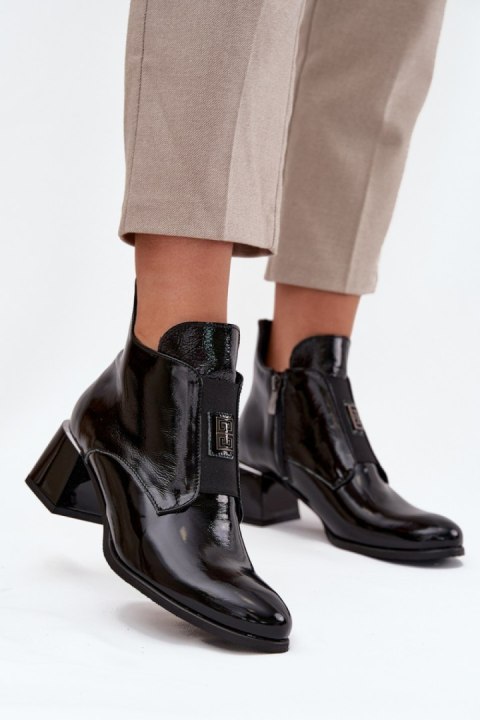 Botki Model Zazoo 60560 Black - Step in style Step in style
