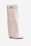 Kozaki Model Avamora CLS-296 Light Beige - Step in style Step in style Kozaki Model Avamora CLS-296 Light Beige - Step in style Step in style