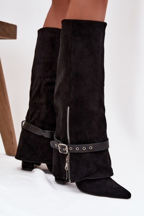 Kozaki Model Jolivine 2502A-1 Black Zamsz - Step in style Step in style