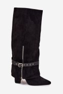 Kozaki Model Jolivine 2502A-1 Black Zamsz - Step in style Step in style