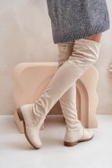 Kozaki Model Linnithia A26 Beige - Step in style Step in style