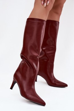 Kozaki Model Olivienne CLS-573 Bordo - Step in style Step in style