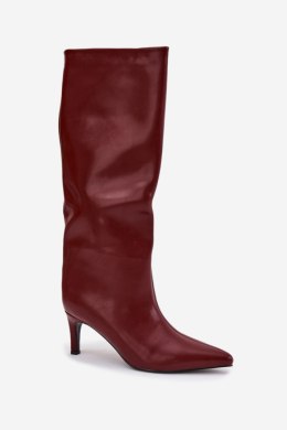 Kozaki Model Olivienne CLS-573 Bordo - Step in style Step in style