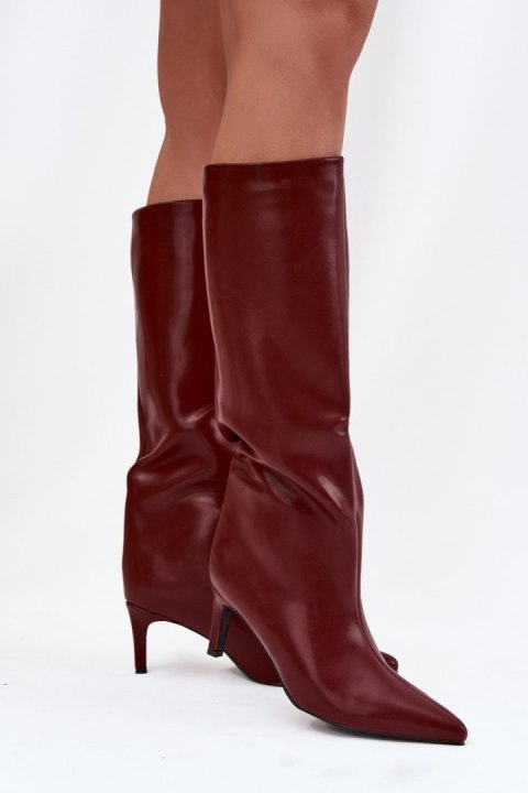 Kozaki Model Olivienne CLS-573 Bordo - Step in style Step in style Kozaki Model Olivienne CLS-573 Bordo - Step in style Step in style