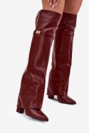 Kozaki Model Serelle CLS-593 Bordo - Step in style Step in style