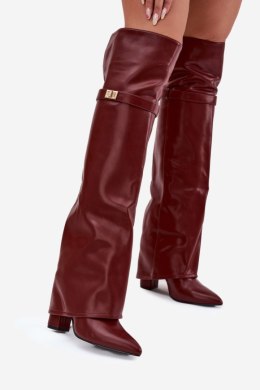 Kozaki Model Serelle CLS-593 Bordo - Step in style Step in style