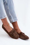 Mokasyny Model Olivianne H8-980H Dark Green - Step in style Step in style
