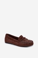 Mokasyny Model Prissine H8-982H Brown - Step in style Step in style Mokasyny Model Prissine H8-982H Brown - Step in style Step in style