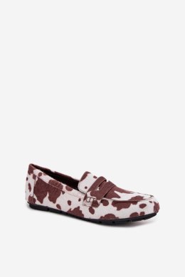 Mokasyny Model Soreline H8-965M Brown/White - Step in style Step in style