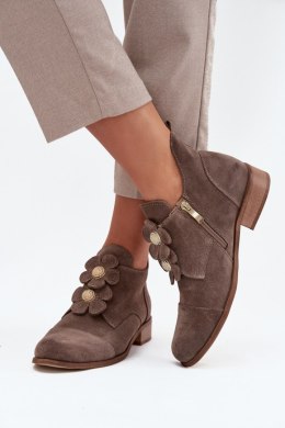 Półbuty Model Zazoo 3080 Dark Beige - Step in style Step in style