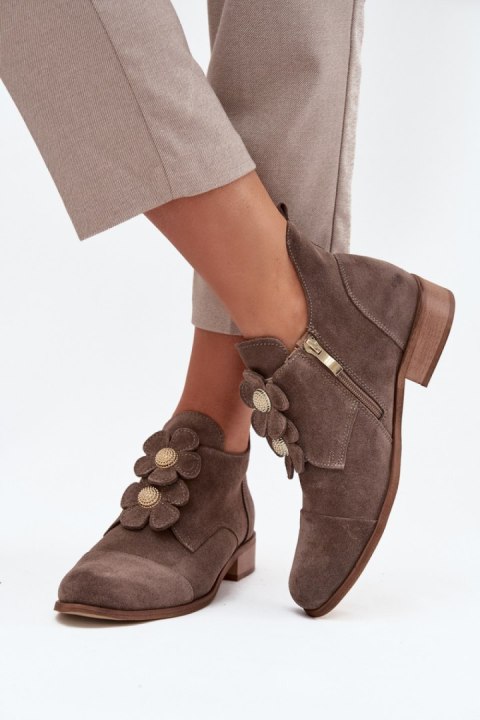 Półbuty Model Zazoo 3080 Dark Beige - Step in style Step in style