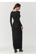 Sukienka Model M898 Black - Makadamia Makadamia Sukienka Model M898 Black - Makadamia Makadamia