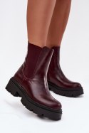 Sztyblety Model Niviane 5863 Bordo - Step in style Step in style