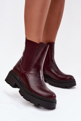 Sztyblety Model Niviane 5863 Bordo - Step in style Step in style