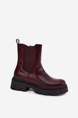 Sztyblety Model Niviane 5863 Bordo - Step in style Step in style