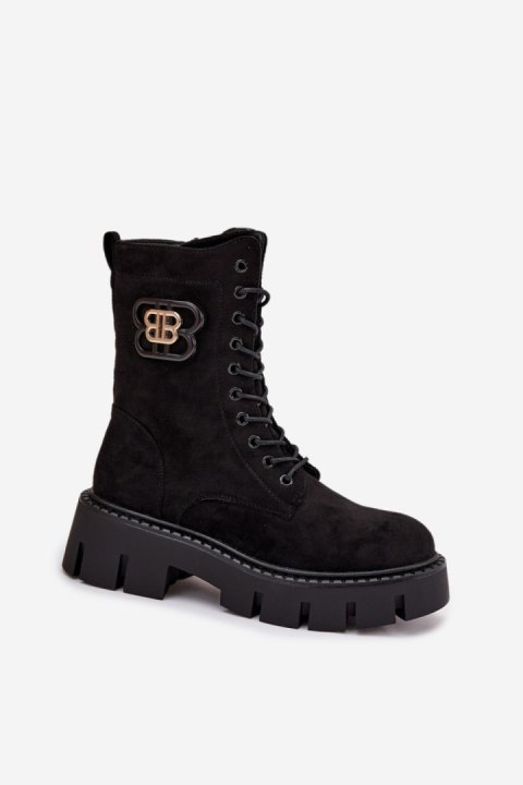 Workery Model Melisse 5808-2 Black Zamsz - Step in style Step in style Workery Model Melisse 5808-2 Black Zamsz - Step in style Step in style