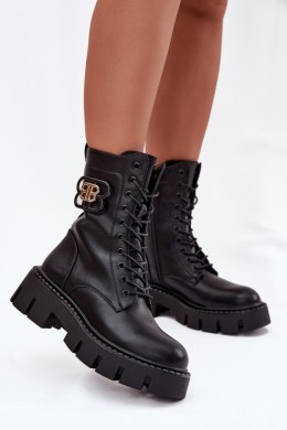 Workery Model Melisse 5808 Black Skóra - Step in style Step in style