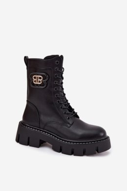 Workery Model Melisse 5808 Black Skóra - Step in style Step in style