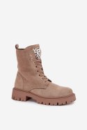 Workery Model Rosira DES837S Beige Zamsz - Step in style Step in style